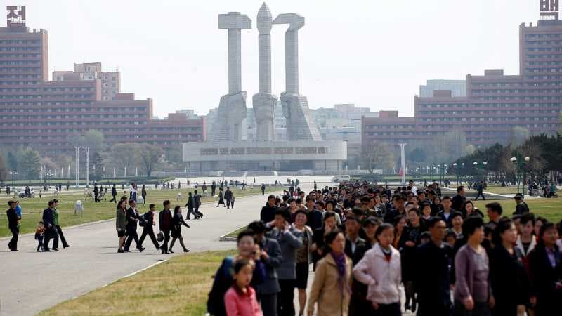 Melihat Kota Pyongyang, Korea Utara dari Atas