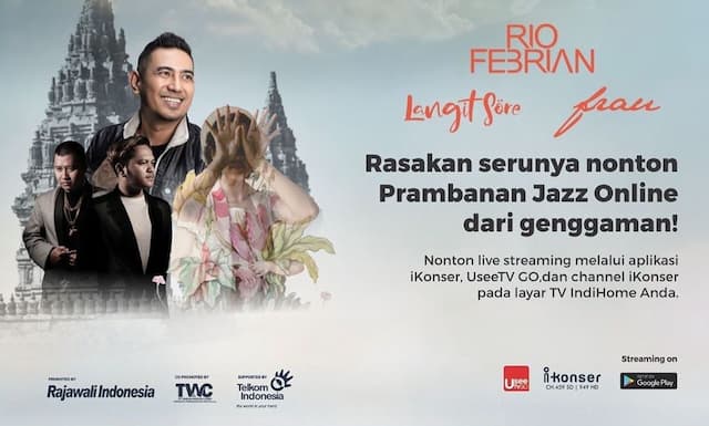 Jazz Prambanan Online Digelar 18 Juli, Nonton Cukup Pakai Ponsel