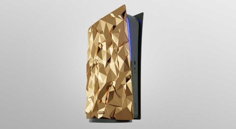 Sony PS5 Golden Rock Pakai Emas Murni Seberat 20 Kg