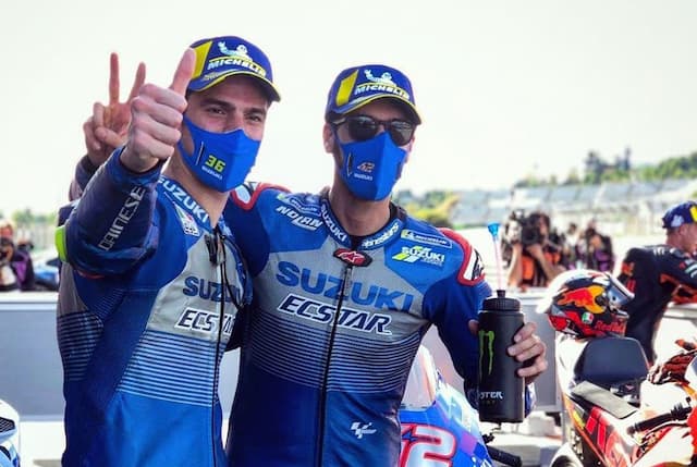 Joan Mir dan Alex Rins Raih Podium 1 dan 2 di MotoGP Eropa