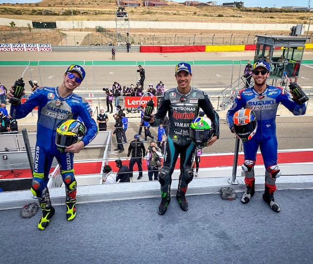 Ini Kata Alex Rins dan Joan Mir Usai Raih Podium MotoGP Teruel