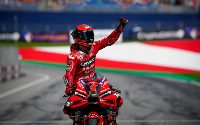 Hasil Balap MotoGP Austria: Francesco Bagnaia Menang Lagi!