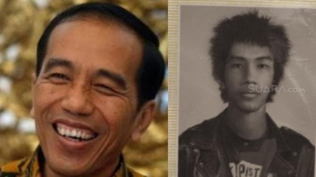 Jokowi Angkat Bicara soal Foto Anak Punk Jadul Mirip Dirinya
